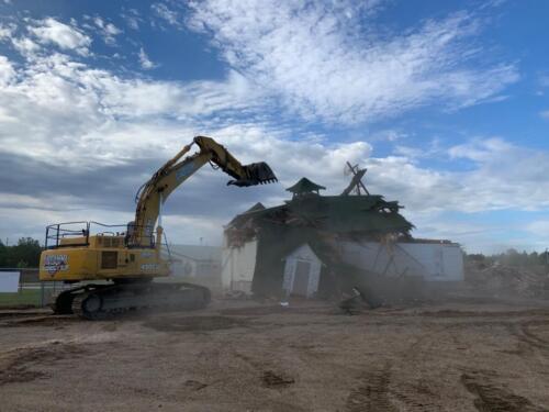 September 10, 2021 East Side Demolition Progress