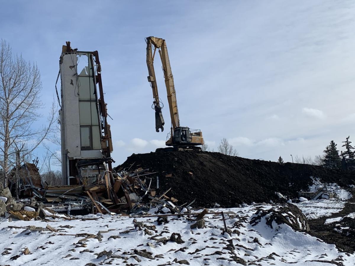 Orr Centre Tower Demolition