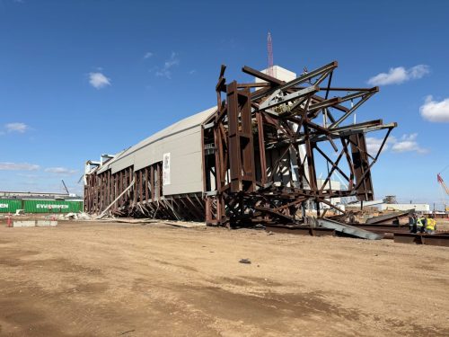 Down on the Ground 165 ft Headframe