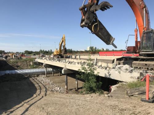 Bridge Demolition Ring Road 