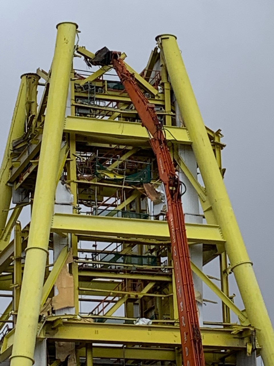 K3 Mosaic South Sinking Headframe Demolition