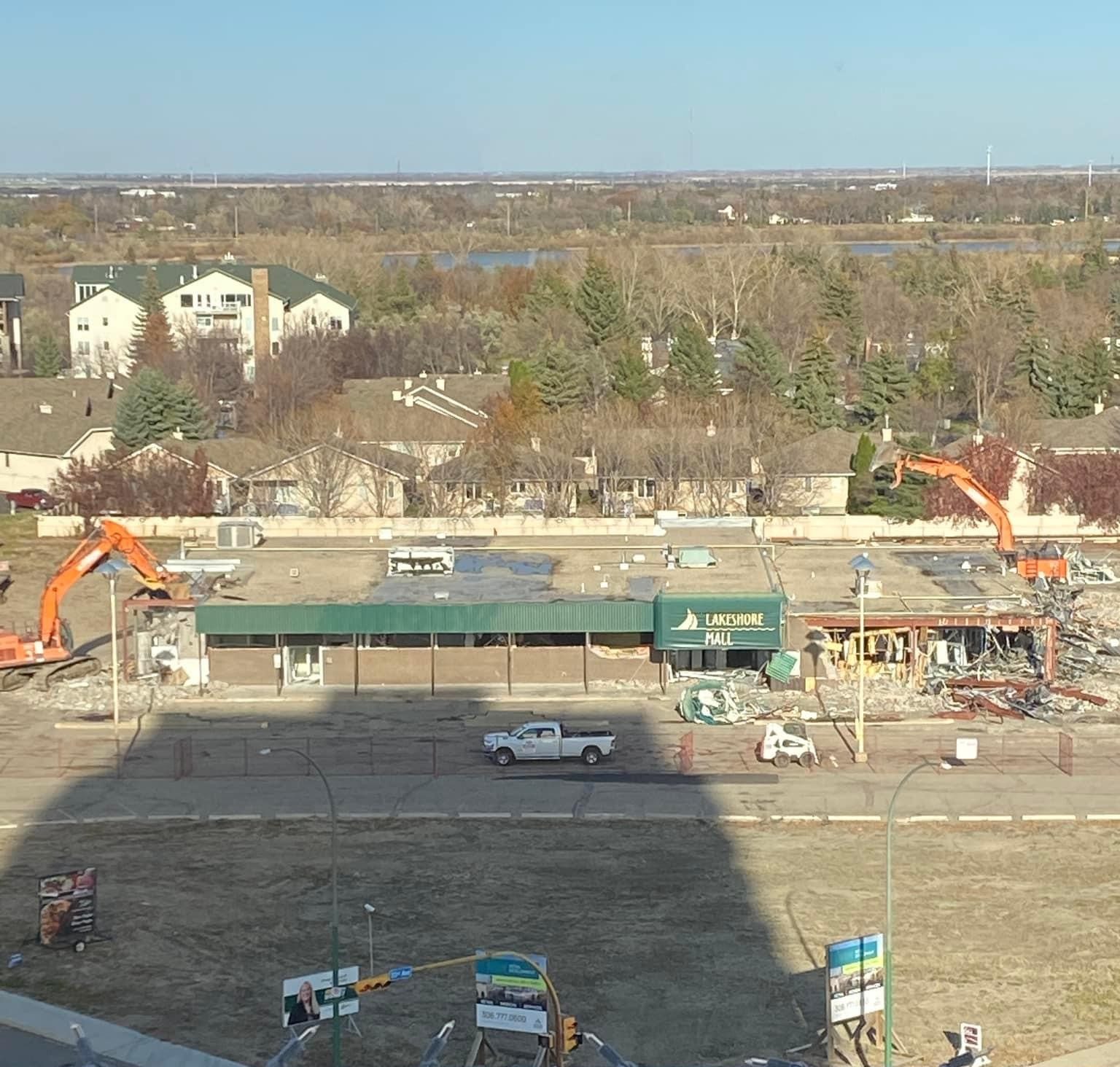 Lakeshore Mall Demolition – Regina, SK