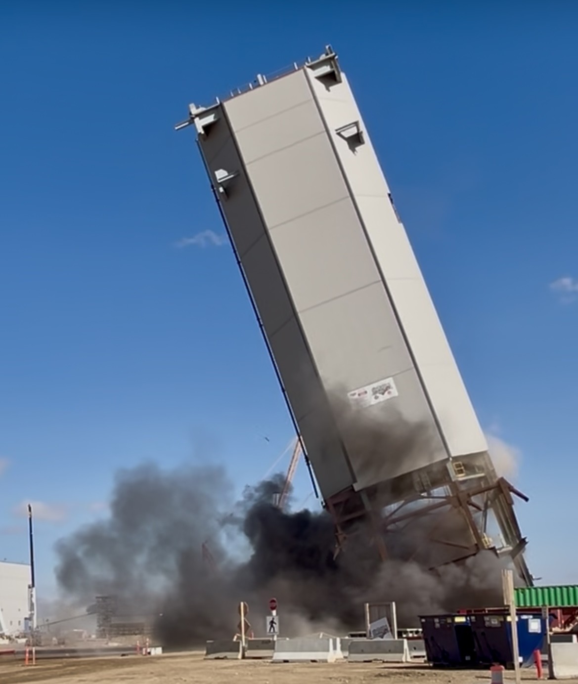 BHP Jansen Potash Mine Headframe Demolition