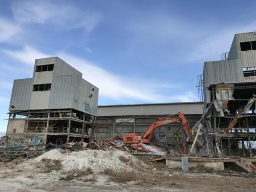 Progress on Demolition of Cominco Fertilizer Plant
