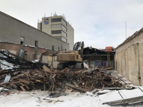 North Battleford, SK Steakhouse Building Demoltiion