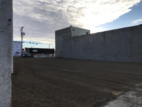 Site Work at the Steakhouse Property in North Battleford, SK
